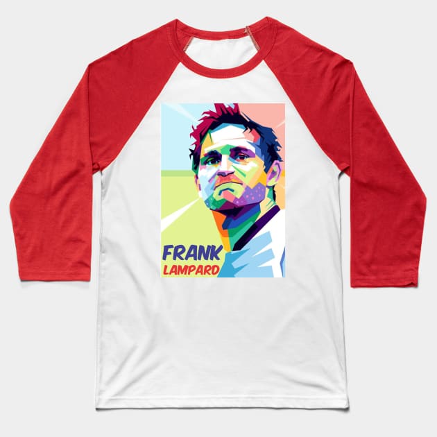 FRANK LAMPARD WPAP Baseball T-Shirt by erikhermawann22